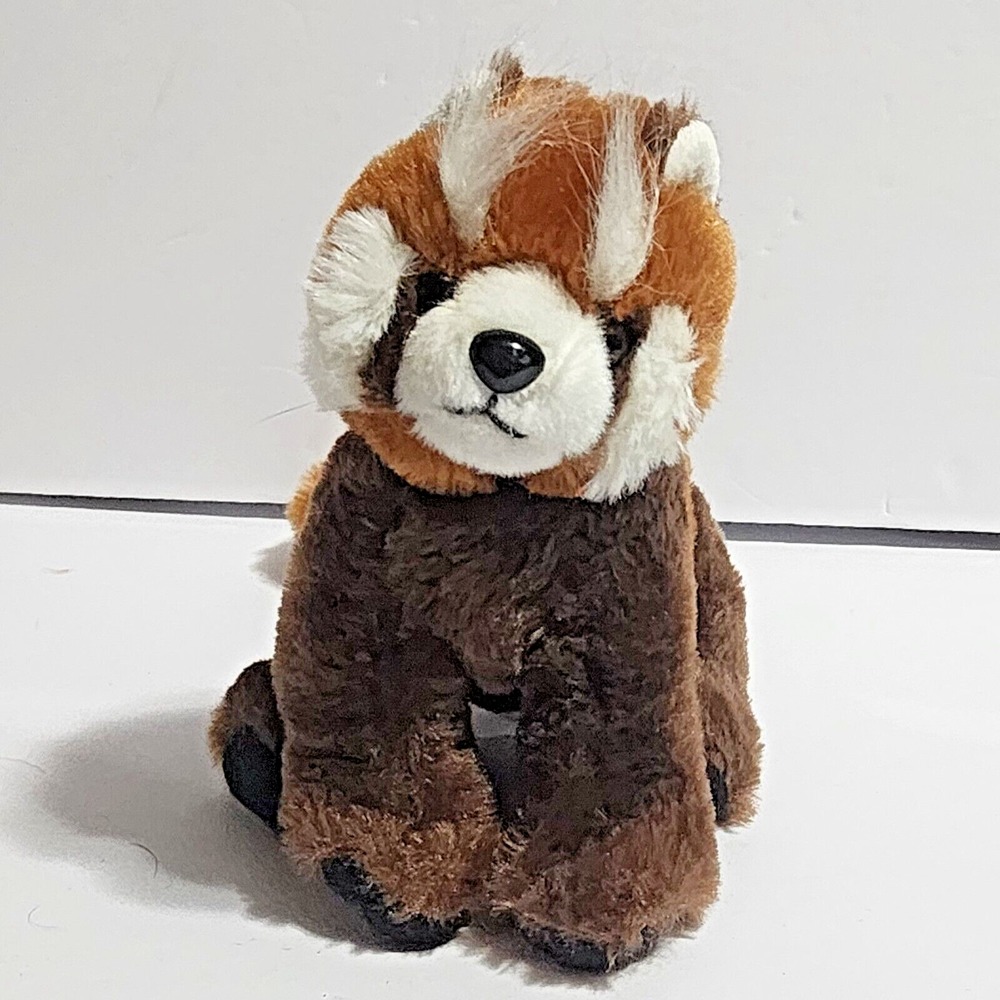 Petting Zoo RED PANDA Plush Stuffed Animal Toy 2017 Realistic 8"
